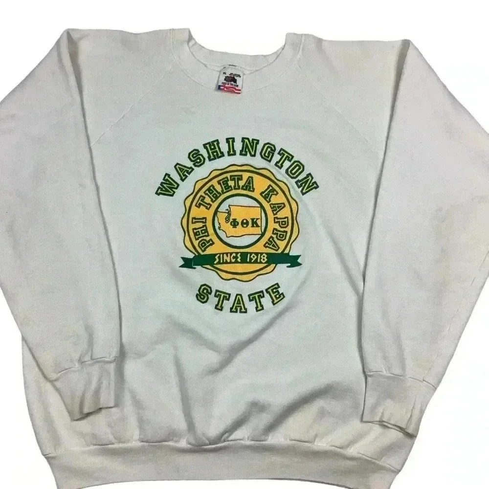 Vintage Washington State Cougars Raglan crewneck